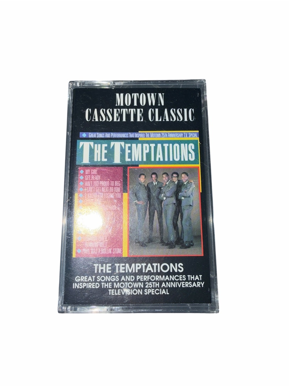 Vintage The Temptations Motown Cassette Classic